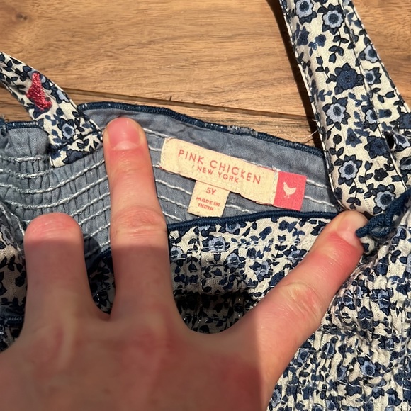 Pink chicken adorable jumpsuit - Picture 2 of 2